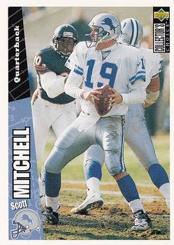 Scott Mitchell Detroit Lions 1996 Upper Deck Collector's Choice NFL #297